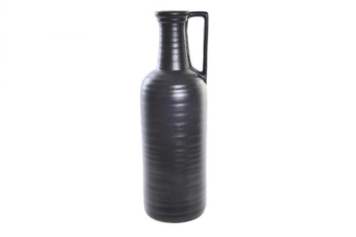 [DEIT250268] DECO JR-195061 VASE PORCELAINE 13X13X40 MAT NOIR