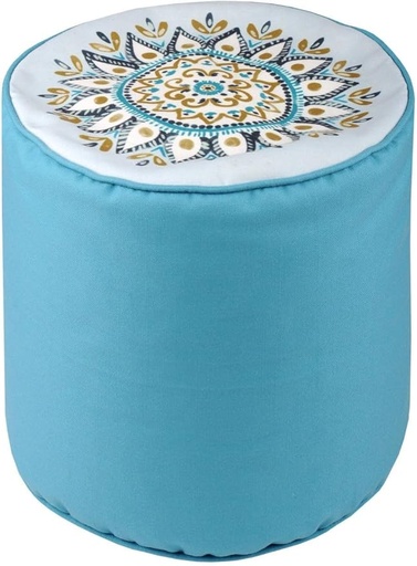 [LLCR231236] LL ST C87621001-PR AMARILLA POUF ROND BLEU 30X30 CM, PE
