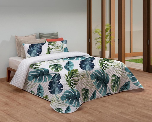 [LLBH220615] LL CVR LIT DIGITAYX 250x270+2T 50x70 BLANC FLEURI VERT