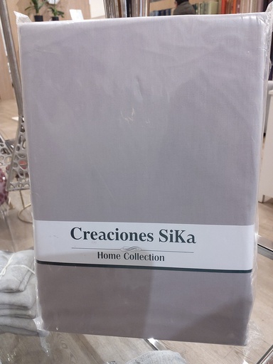 [LLCT210520] LL EXTRA KING SET DRAP HOUSSE GRIS (200x200+2*50x70cm) 100% CTN
