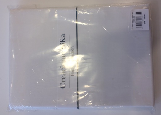 [LLCT210538] LL QUEEN DRAP PLAT BLANC (160x240 cm) 100% CTN