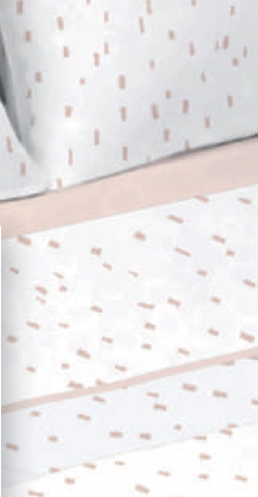 [LLTL210347] LL J.DRAPS 50P/50C RAIN ROSE DP 240x290cm DH 155x200cm 2T 50x75cm