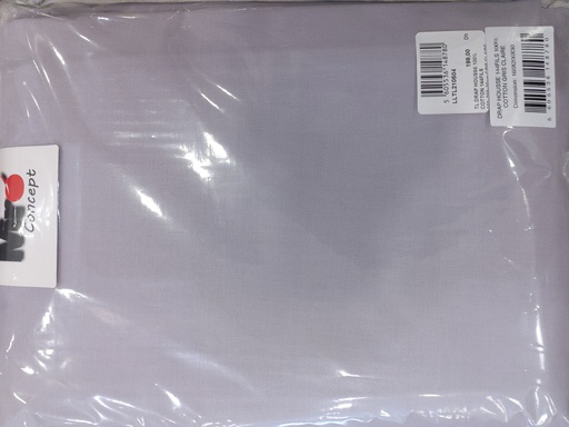 [LLTL210504] LL TL DRAP HOUSSE 100% COTTON 144FILS 160x200x30cm GRIS CLAIRE