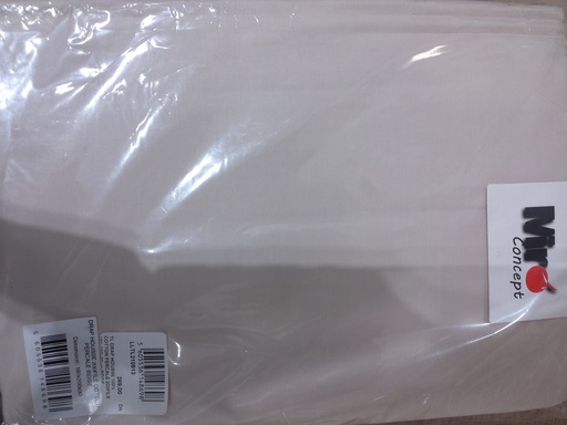 [LLTL210513] LL TL DRAP HOUSSE 100% COTTON PERCALE 200FILS 160x200x30cm BEIGE