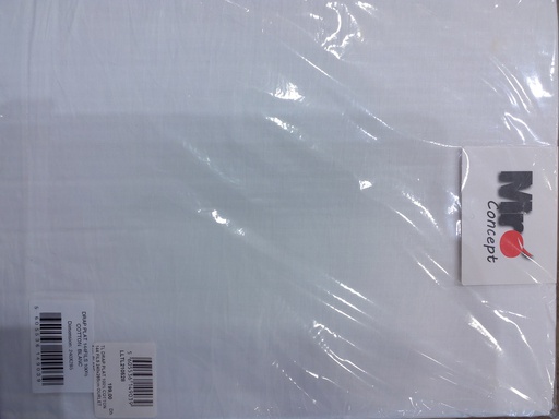 [LLTL210528] LL TL DRAP PLAT 100% COTTON 144 FILS 240x285cm OURLET 5cm  BLANC