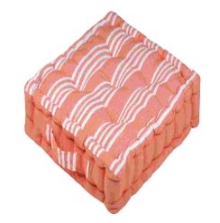 [LLST201241] LL ST C5A437003 MANDELIEU COUSSIN SOL 45X45X10 CORAIL 60%CO 40%PE PCB 4
