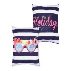 [LLST190950] LL ST C07636001 VACANCES LUNETTE COUS. 40X40CM