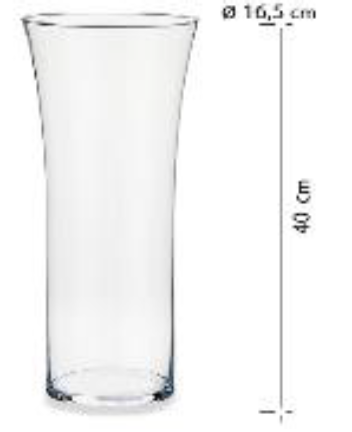 [DEAR210194] DECO 53284 VASE CRISTAL HAUT AVEC BOUCHE