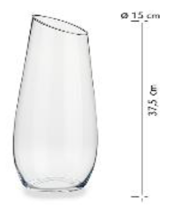 [DEAR210197] DECO 53292 VASE CRISTAL BOUCHE COUPEE