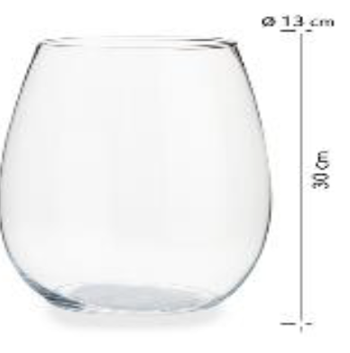 [DEAR210259] DECO 58545 VASE CRISTAL LARGE