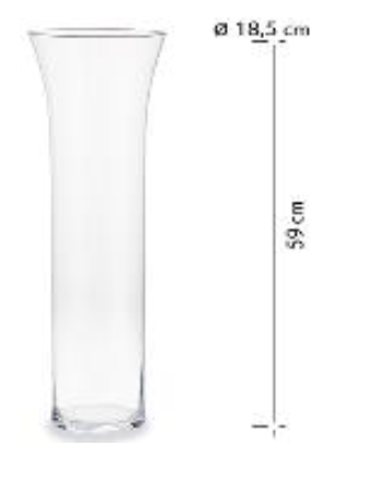 [DEAR210283] DECO 77402 VASE CRISTAL BOUCHE 59CM