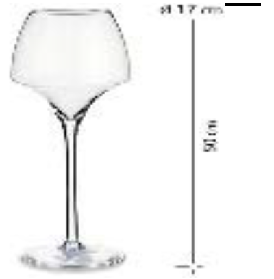 [DEAR211257] DECO 32487 VASE EN VERRE MODERNE DIAM 17 X 50 CM 