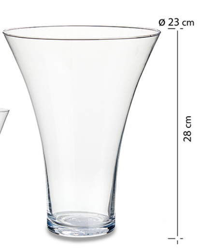[DEAR211261] DECO 49568 VASE EN VERRE 28 CM