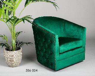 [DEBE201115] DECO 586-004 CANAPE PIVOTANT METZ VERT 80*80*82 CMS #259,20