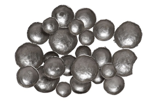 [DEIT200521] DECO DP-157049 DECO MURALE ALUMINIUM 80X8X115 NÉNUPHARS