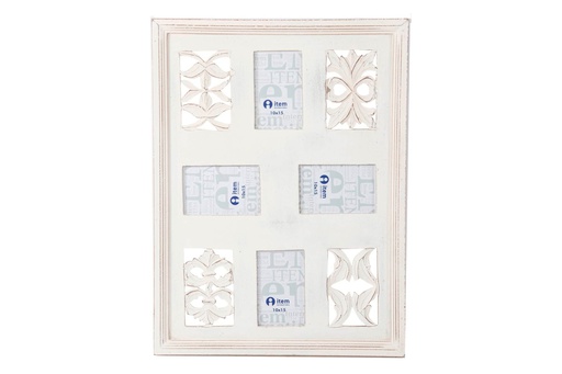 [DEIT200646] DECO MF-117312 MULTIPHOTOS FRAME WOOD 60X45X1,7 4 PHOTOS AGED