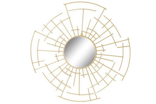 [DEIT201276] DECO MB-176766 MIROIR MÉTAL MIROIR 90X2X90 DORÉ