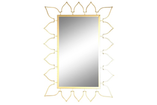 [DEIT201280] DECO MB-176778 MIROIR MÉTAL MIROIR 73X3X103 DORÉ