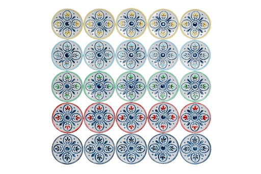 [DEIT210602] DECO DP-155851 DECO MURALE METAL 68X4,5X68 ETHNIQUE BLANC