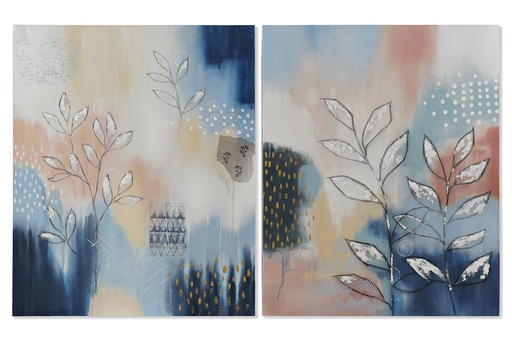 [DEIT210626] DECO CU-176588 TABLEAU TOILE PIN 80X4X100 ABSTRAIT 2 MOD.