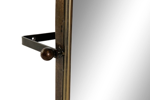 [DEIT210656] DECO ES-182040 MIROIR METAL MIROIR 48,5X14X74 DORÉ