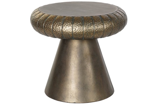 [DEIT210745] DECO MB-182036 TABLE AUXILIAIRE METAL 55X55X48 DORÉ