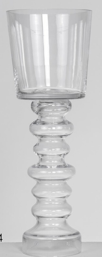 [DEBE220831] DECO 262-124 VASE CRISTAL ALICANTE 15*42,5 cm 