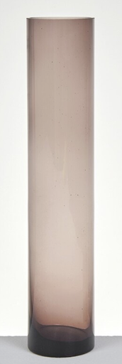 [DEBE220836] DECO 332-490 VASE CRISTAL LEFKADA TAUPE 6*30 cm