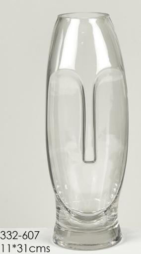 [DEBE220845] DECO 332-607 VASE CRISTAL LANSING 11*31 cm