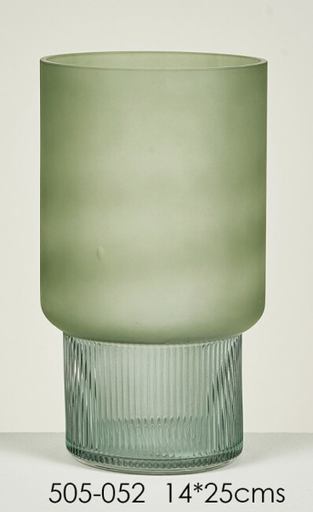 [DEBE220849] DECO 505-052 VASE CRISTAL KRANJ VERT 14*25 cm