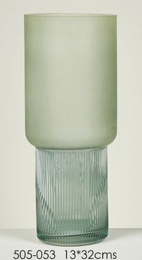 [DEBE220850] DECO 505-053 VASE CRISTAL KRANJ VERT 13*32 cm
