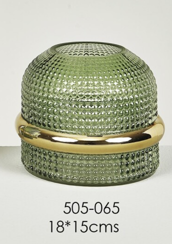 [DEBE220856] DECO 505-065 VASE CRISTAL IZOLA 18*15 cm