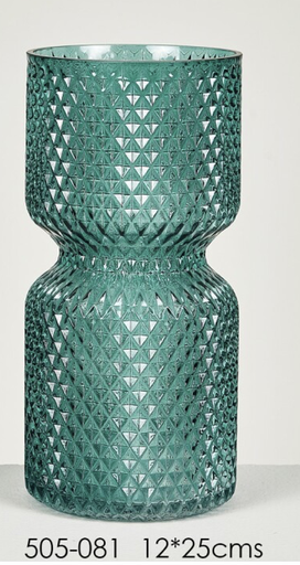 [DEBE220864] DECO 505-081 VASE CRISTAL CETIÑA 12*25 cm