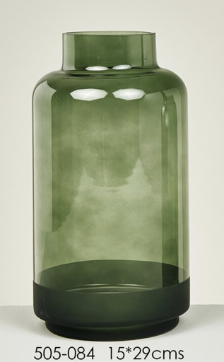 [DEBE220867] DECO 505-084 VASE CRISTAL PERAST 15*29 cm