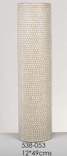 [DEBE220889] DECO 538-053 VASE CERAMIQUE MÁNCHESTER PIERRE 12*12*49 cm