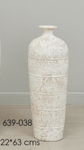 [DEBE220920] DECO 639-038 VASE CERAMIQUE TEXTURE 22*63 cm
