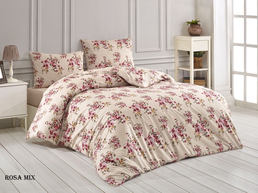 [LLCT221015] LL QUEEN SET DRAPS ROSA MIX (160x200+240x260+2*50x70cm)
