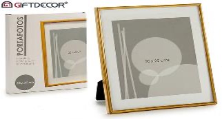 [DEAR210130] DECO 25990 CADRE PHOTOS ALUMINIUM FIN OR 20X25CM