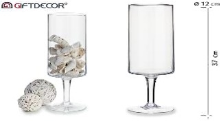 [DEAR210182] DECO 53257 COUPE CRISTAL PIED HAUT