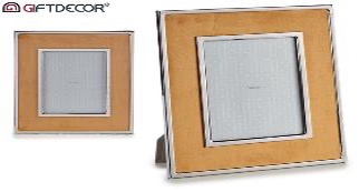 [DEAR210274] DECO 73484 CADRE PHOTOS 15X20CM VELOUR MOUTARDE