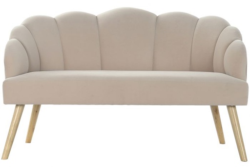 [DEIT201272] DECO MB-175711 CHAISE LONGUE PES BIRCH 129X72X79 BEIGE