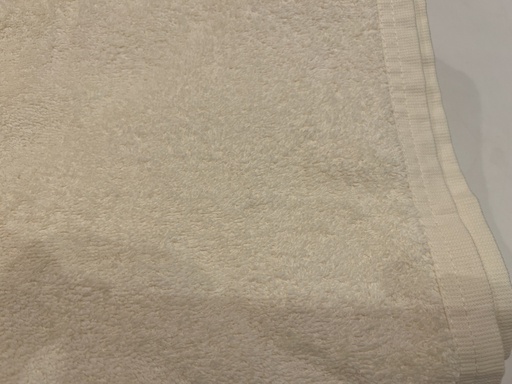 [LLAL210405] LL AL SERVIETTE DE TOILETTE 50X100 100% COT 500GR/M2 IVOIRE SIENNE