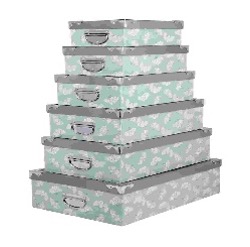 [LLST201265] LL ST DCA535001 GINNAN LOT 6 BOITES GIGOGNE 80%CARTON 20%METAL - PCB 2