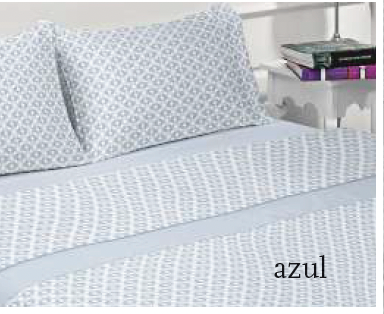 [LLTL210346] LL TL  J.DRAPS 50P/50C CRSITALINO BLEU DP 240x280cm DH 155x200cm 2T 50x75cm