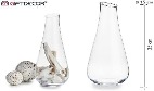 [DEAR210260] DECO 58546 VASE CRISTAL HAUT OUVERTURE LARGE