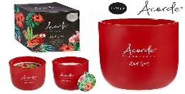 [DEAR211278] DECO 81671 VERRE BOUGIE 120GR PARFUM FRUITS ROUGES