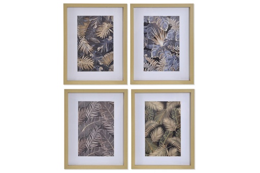 [DEIT201477] DECO CU-163263 TABLEAU PS 35X2X45 LEAVES 4 MOD.