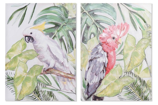 [DEIT201483] DECO CU-165661 TABLEAU CANVAS 70X3X100 COCKATOO 2 MOD.