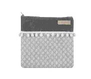 [LLST201281] LL SAC30157002 MOUSTIERS MOYENNE TROUSS 24X19 GRIS  - 92% RAMIE 8% COTON