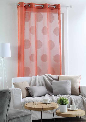 [LLST210256] LL R61921003VL RONDLE VOILE 140X260 CM